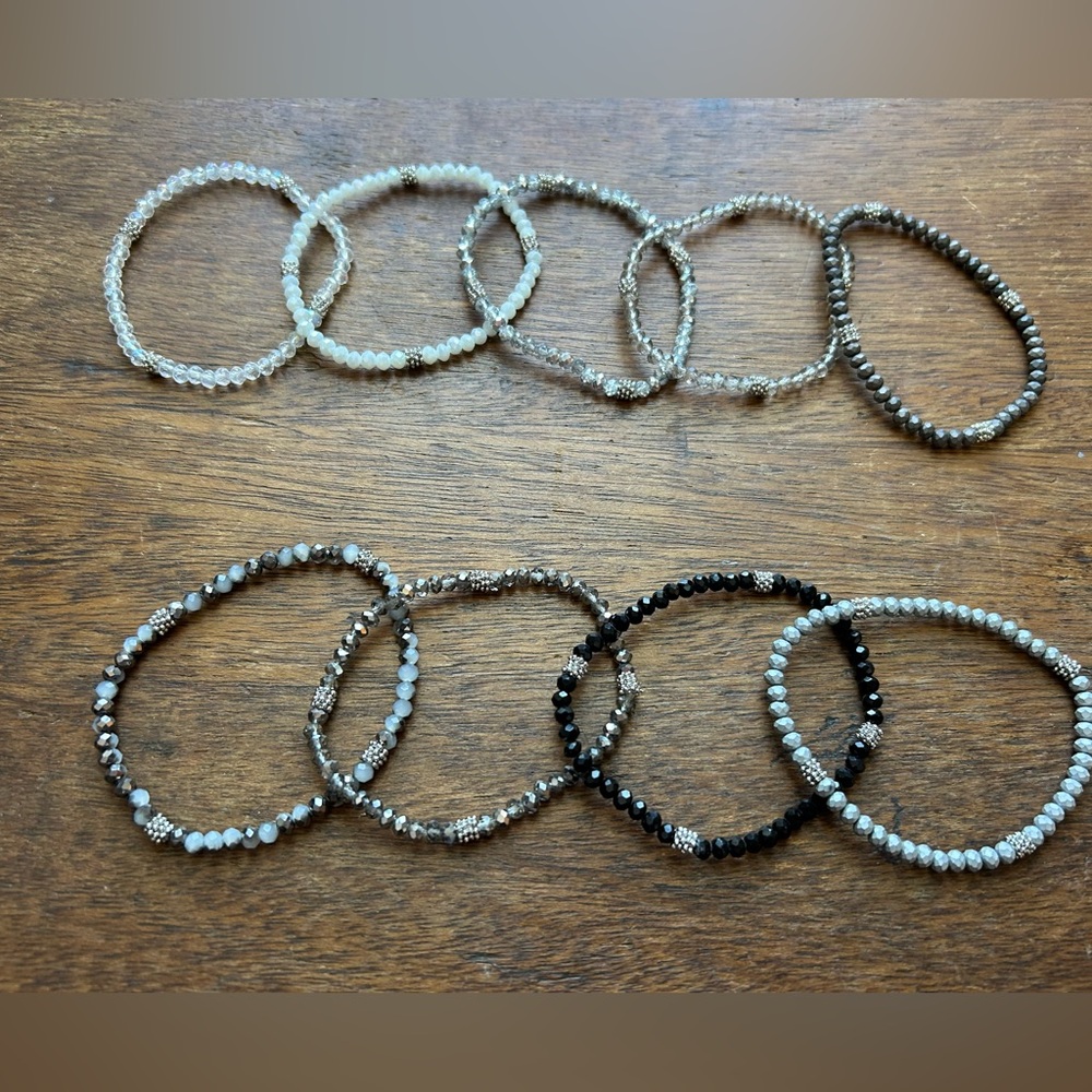 Elegant Beaded Bracelet Set